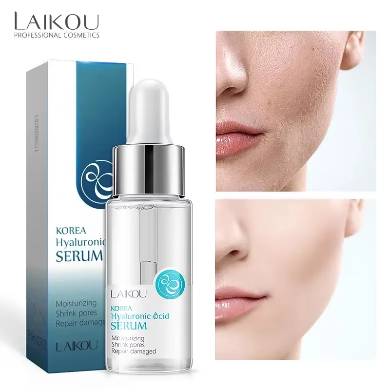 Hyaluronic Acid Serum Moisturizing Brightening Face Essence Skin Care Shrink Pore for Dry Facial Skin - Image 2