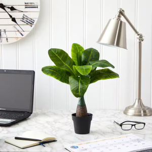 16 In. Mini Banana Artificial Plant