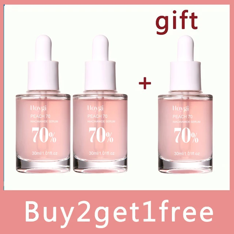 Peach 70% Niacinamide Serum 30Ml Moisturizing Prevent Dryness Facial Essential Oil Increasing Elasticity Smooth Soften Skin Care